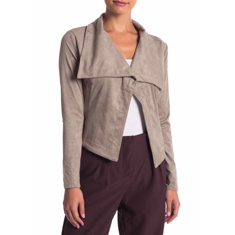 Romeo & Juliet Couture Long Sleeve Drape Jacket